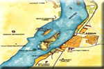 Aswan map خريطة أسوان 