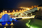 Bibliotheca Alexandrina at night مكتبة الاسكندرية في الليل